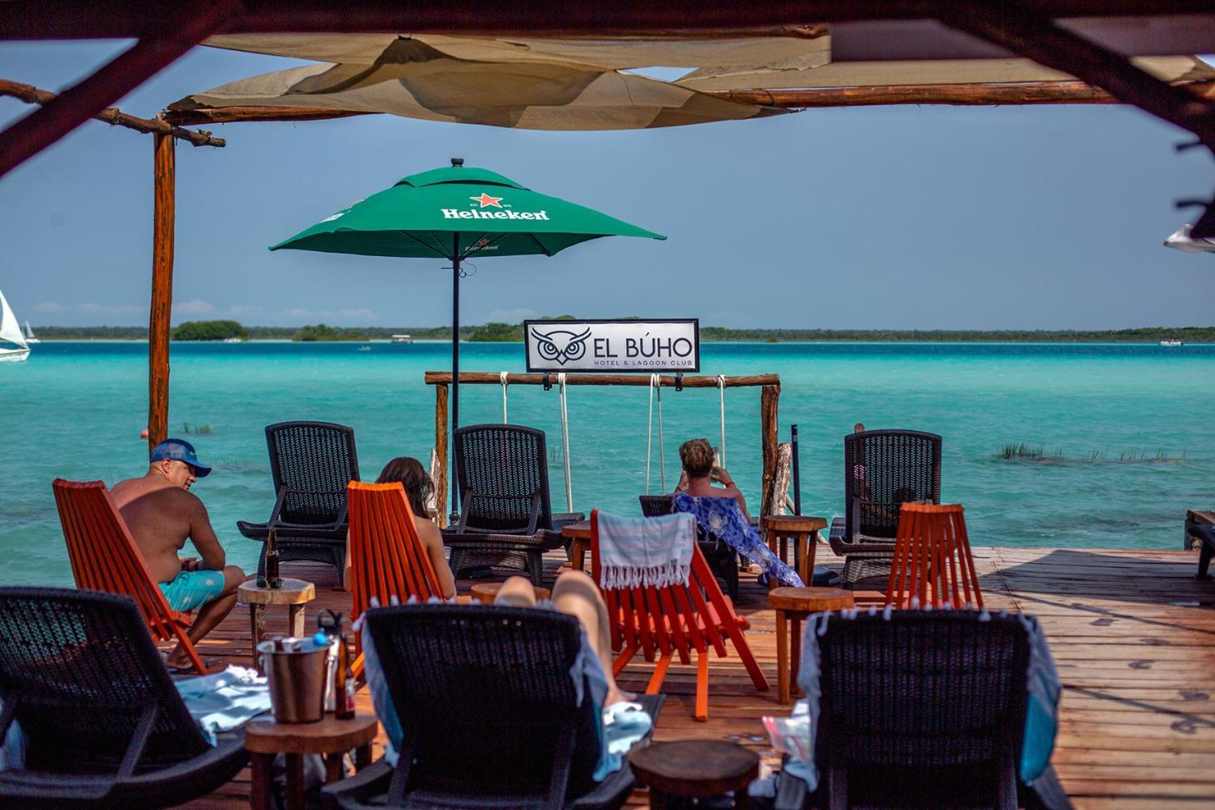 El Buho Lagoon Bacalar Luaran gambar